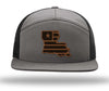 Louisiana 7 Panel Snapback