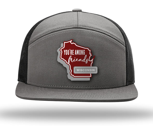 Wisconsin 7 Panel Snapback