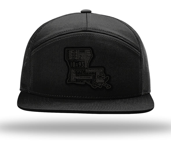 Louisiana 7 Panel Snapback