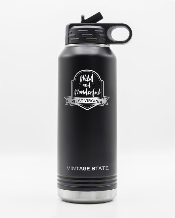 West Virginia 32oz Insulated Bottle
