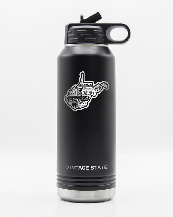 West Virginia 32oz Insulated Bottle